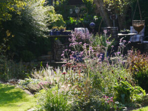 Blick in den hinteren Garten, Eulengarten, Martina Krause, Braunschweig