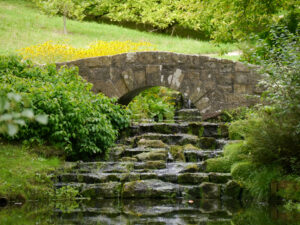 Wassergarten von Wakehurst, West-Sussex