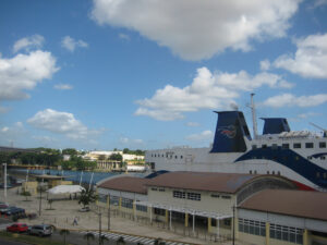 Anlegestelle im Rio Ozama für Kreuzfahrt-Schiffe, Santo Domingo