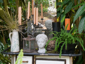 Irmgards Dekoküche im Landhausgarten Hantelmann