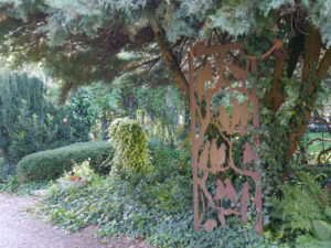 Einfahrt in den Landhausgarten Hantelmann