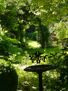 Rosen- und Clematisgarten, Garten Halwax
