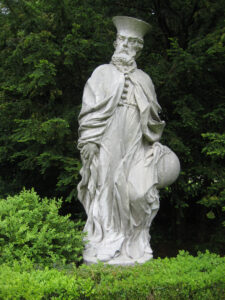 Marco Polo, Venezianische Statuen aus dem 18.Jhdt. Cliveden, Buckinghamshire