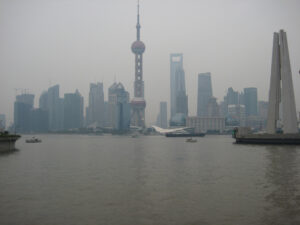 Skyline des modernen Shanghai