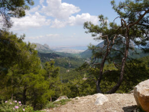 Letzter Blick auf Antalya und das Meer