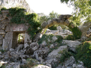 Artemis-Hadrian-Tempel, Ruinen von Termessos im Taurus