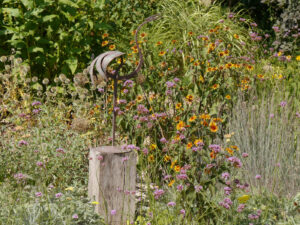 Das Kiesbeet in der tuin de bosuil, Willemien und Gerrit Graven