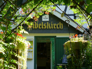 Der Eingang in das Landgasthaus Bibelskirch