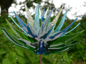 Glaskunst von Sija Brouwer, Naturgarten Jan Wilde een Tuin