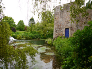 Der Graben des 'Bishop's Palace', Wells