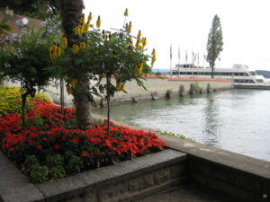 Die Insel Mainau hat auch für Schiffsreisende auf dem Bodensee einen eigenen Eingang