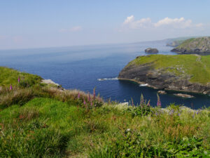 Blick über die Steilküste vor Tintagel