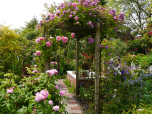 Im "Moorjuwel", dem Garten von Hedwig und Wilhelm Weerts 
