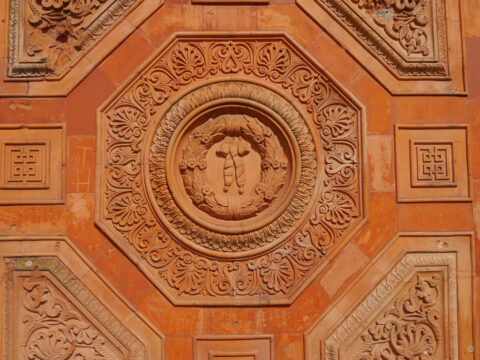 Wilhelminische Keramikwand eingangs der Wilhelma 