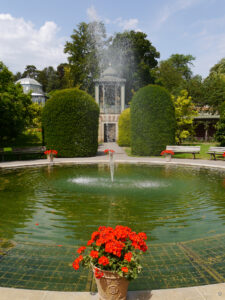 Springbrunnen im Maurischen Garten der Wilhelma Stuttgart