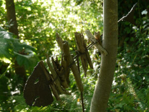 Der Fisch hat sich offensichtlich verflogen im Garten Inge Feckl