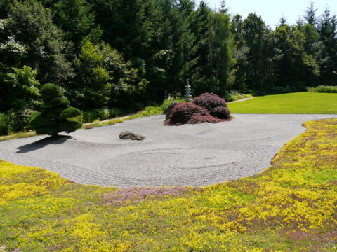 Der meditative Japangarten im Nepal Himalaya Park  